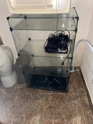Vitrine de vidro 