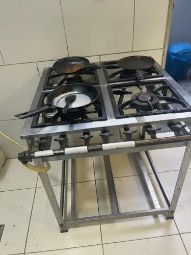 Fogão Industrial INOX 4 bocas