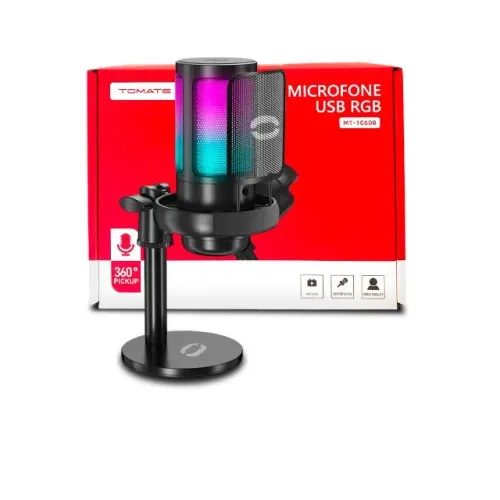 Microfone Gamer Condensador [Preto] 