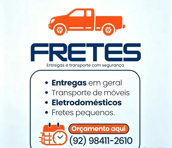 FRETE PRA TODA MANAUS