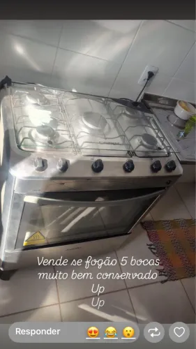 Fogão Elétrico Esmaltec 5 Bocas