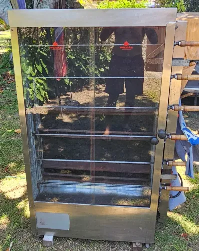 Frangueira Rotativo para 30 frangos
