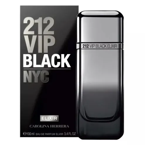 Perfume 212 Vip Black Elixir 100 Ml Edp Carolina Herrera