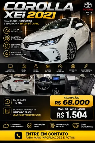 Toyota Corolla XEI 2.0 Flex 16V Aut. 2021