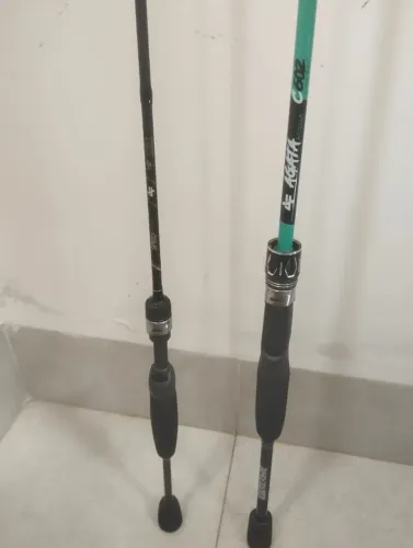 Varas de pesca para carretilha