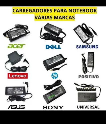 Carregador para notebook Novo com garantia Entrego 