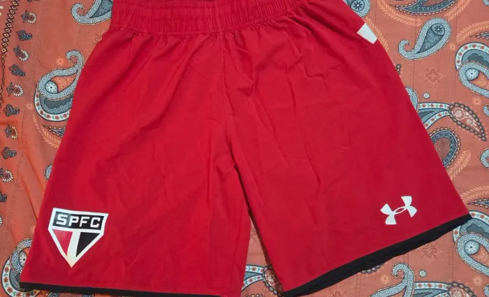 Calção São Paulo under armour vermelho