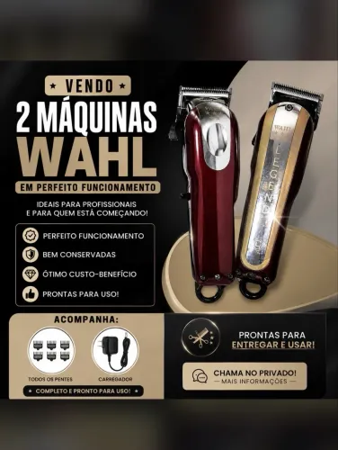 Maquina de corte whal, 3 maquinas usadas