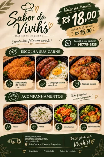Marmitas para empresas pequenas