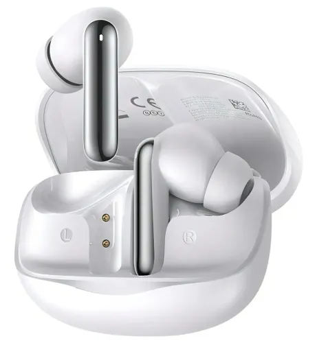 Fone QCY MeloBuds N50 Bluetooth 5.4 ANC Cancelamento de Ruído Multiponto Cor Branco