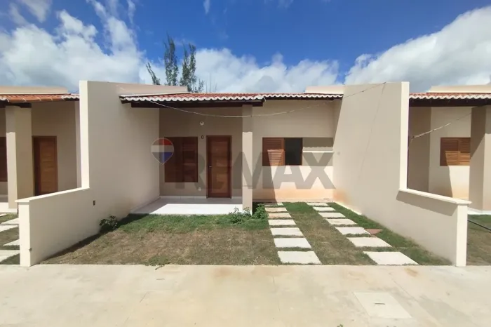 Casa Nova em Condomínio Fechado 2 Quartos e Quintal Bela Vista, Macaíba/RN