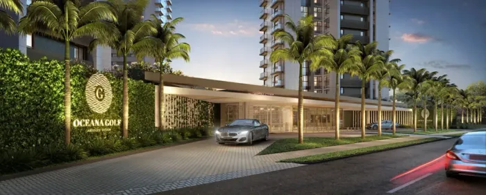 Apartamento Condominio Oceana Golf 195 metros 4 quartos 4 suítes, 3 vagas