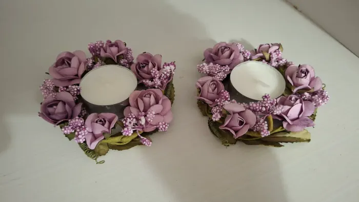 Vela decorativa