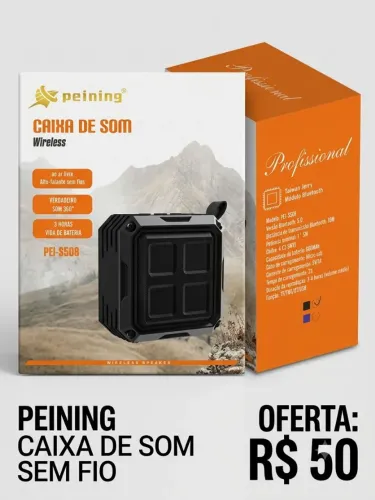 Caixinha de som Peining