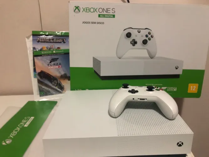 Xbox One S 1TB Branco Completo