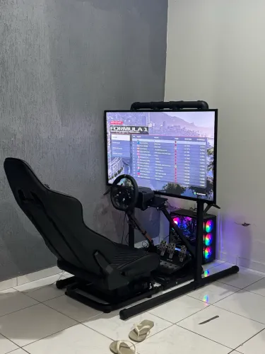 Cockpit com banco e suporte para volante g920, g29