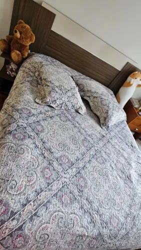 Cama box casal + colchão + cabeçeira aceito cartao