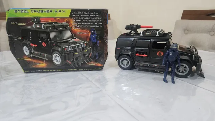 Boneco Comandos em Ação Gi Joe Steel Crusher A.P.V 
