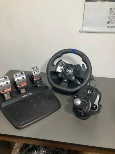Volante e pedais Logitech G923 Xbox C/ Câmbio
