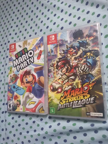 Super mario party e mario strikers battleague