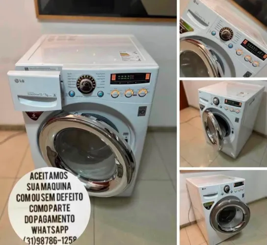 Lava e Seca da LG 12kg Conservadas c/ Garantia Entregamos