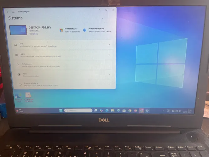 Notebook Dell Intel core i5 8th