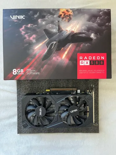 Placa de Vídeo Vinik Radeon RX 580 8GB GDDR5 - Dual Fan