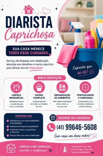 Diarista caprichosa