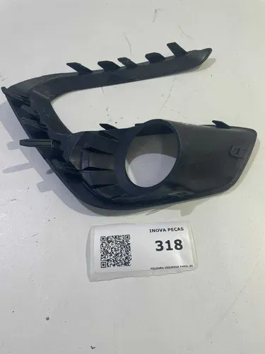 Moldura Esquerda Farol De Milha Ford Ka 2018 A 2022 Prateado Esquerdo