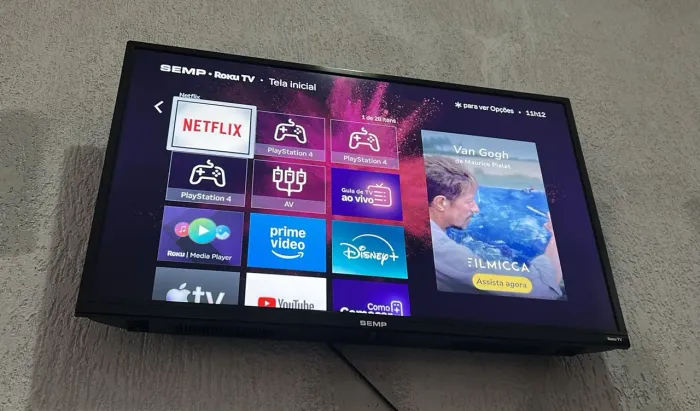 Tv 32 polegadas semp .Roku tv