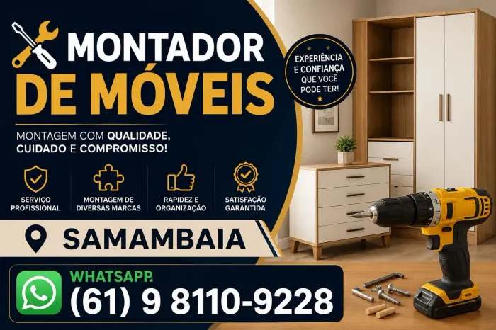 Montagem desmontagem Montador de Móveis Montagem desmontagem Montador de Móveis