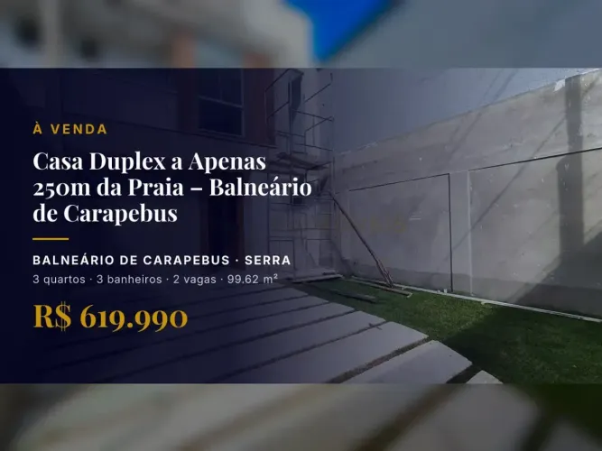 Casa Moderna e Funcional em Balneário de Carapebus, Perto da Praia