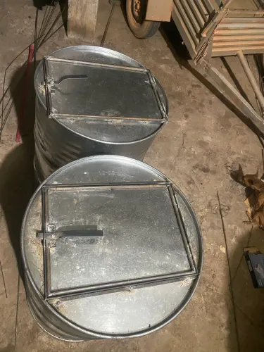 Forno de lenha de tambor