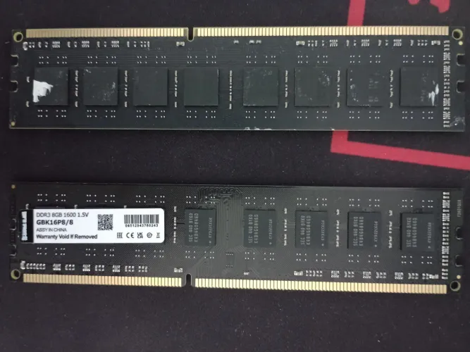 Memória DDR3 2x 8gb 1600hz