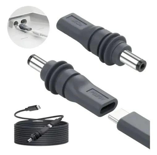 Adaptador USB-C Compatível Com Starlink Mini 100W á Prova D?água Para Power Bank Alphix