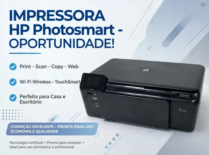 IMPRESSORA HP Photosmart - Multifuncional Completa!