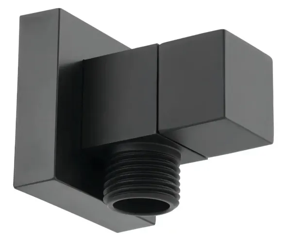 Registro para Ducha Higiênica Preto Fosco - Modelo Quadrado