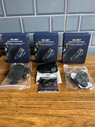 Intercomunicador Bluetooth V10 para Capacete de Moto - Nunca Usado, Novo!