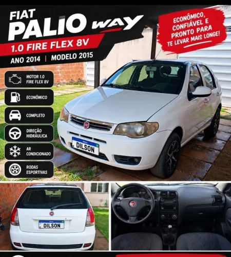 Fiat Palio RUA 1.0 Fire Flex 8V 5P 2015