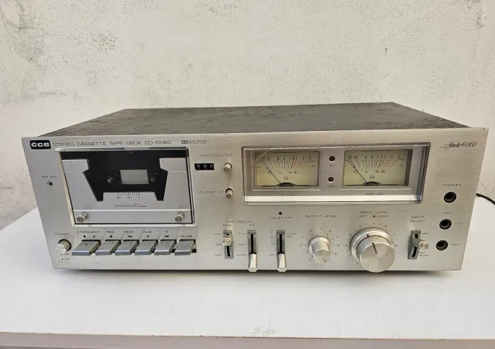 Tape Deck CCE CD6060 Studio Serigrafia Perfeita 