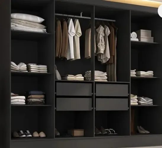 CLOSET CASAL 100% MDF  - 4 GAVETAS
