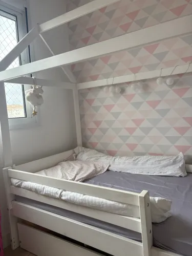 Cama infantil casinha branca