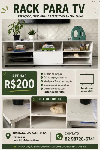 Rack para tv até 85? 