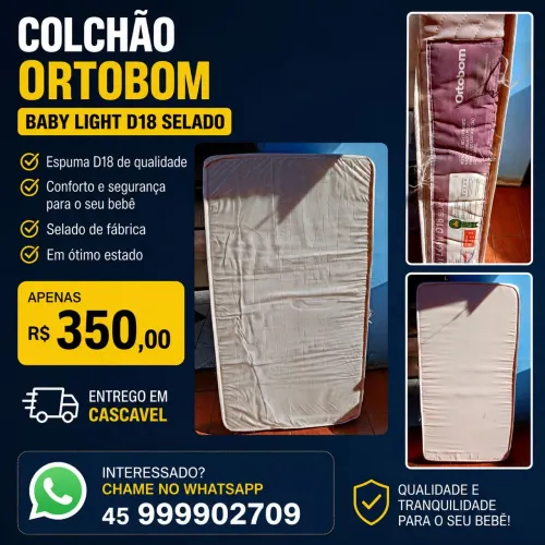 Colchão berço ortobom