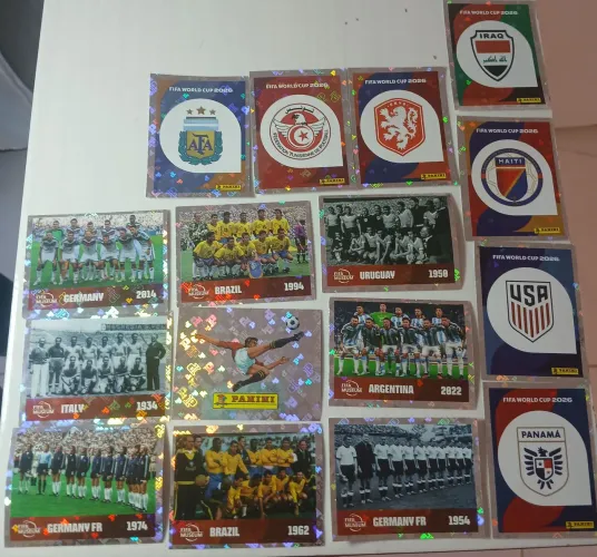 Figurinhas brilhantes copa 2026