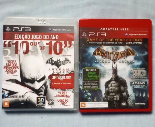 Barman Arkham asylum e Arkham city ps3