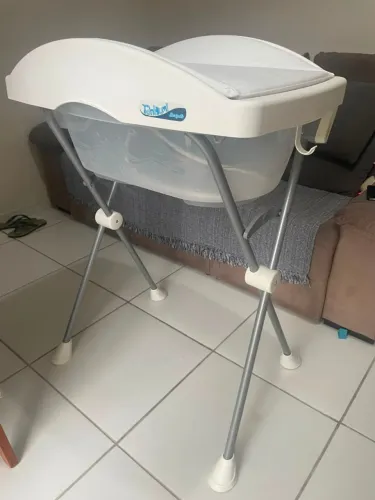 Banheira Infantil, com suporte e trocador - Burigotto