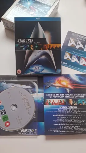 STAR TREK JORNADA NAS ESTRELAS BOX TRILOGIA BLU-RAY ORIGINAL