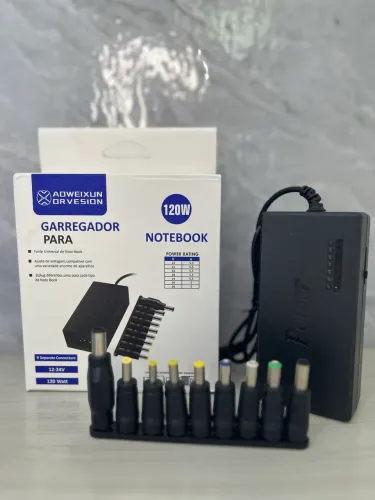 Carregador Notebook 120w universal- ENTREGA A DOMICÍLIO 