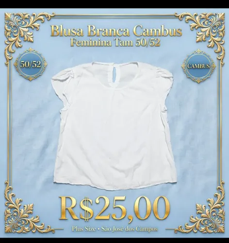 Camisa feminina Tm 54